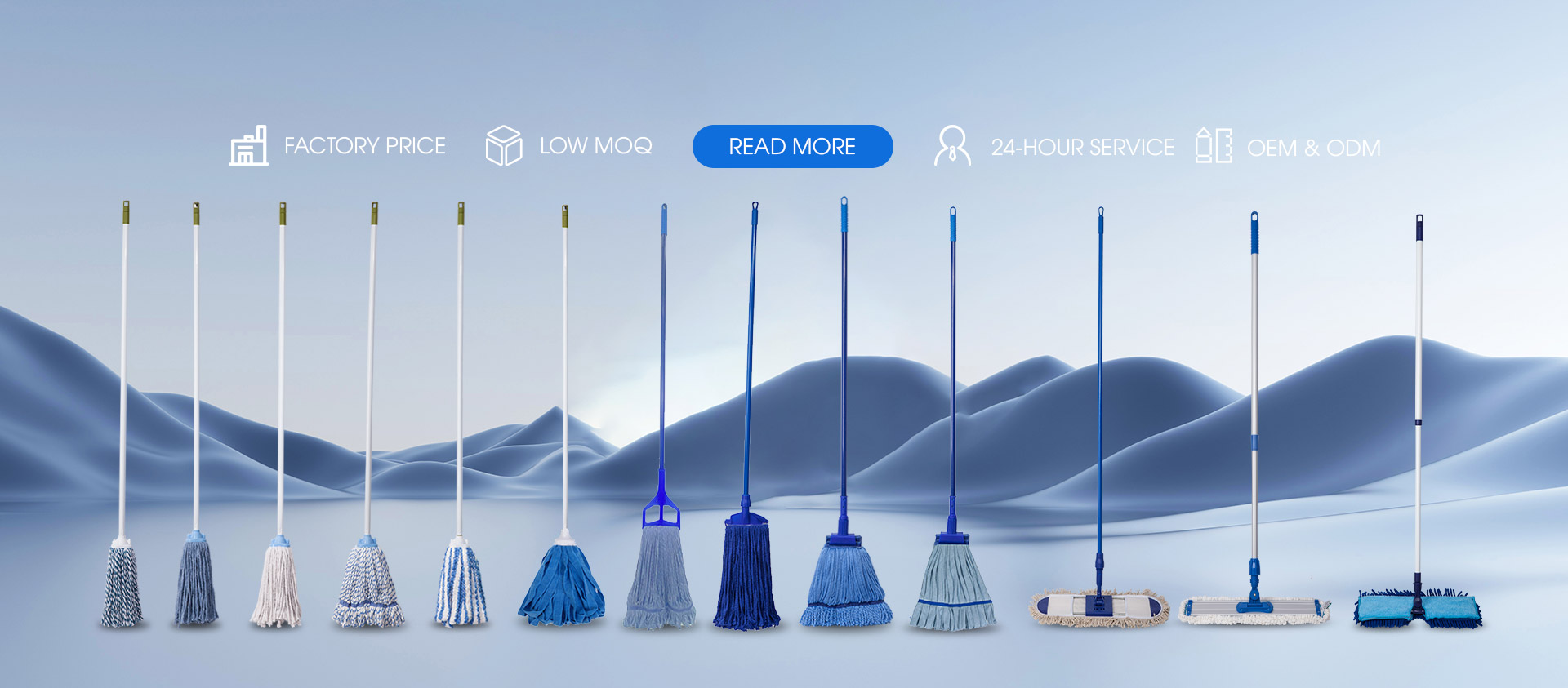 Produttore di mop bagnati rotondi