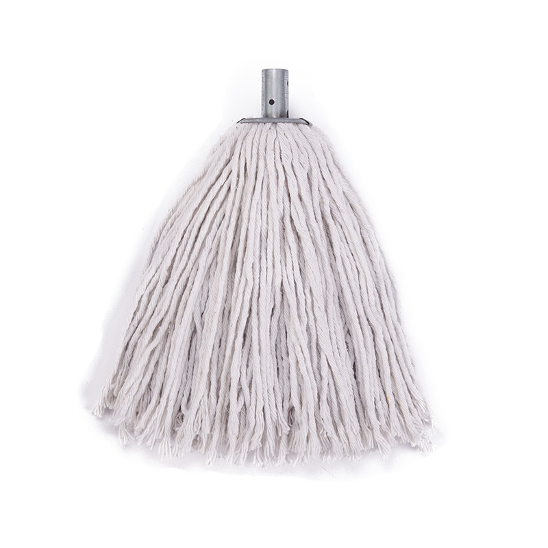 Mop rotondo in metallo misto cotone