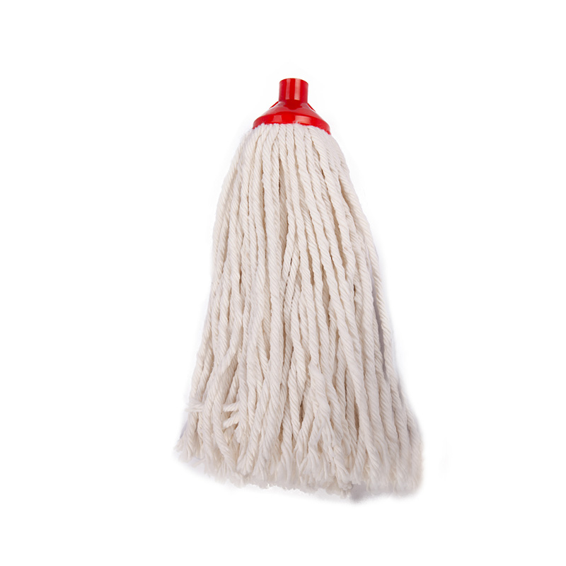 Mop rotondo in plastica misto cotone