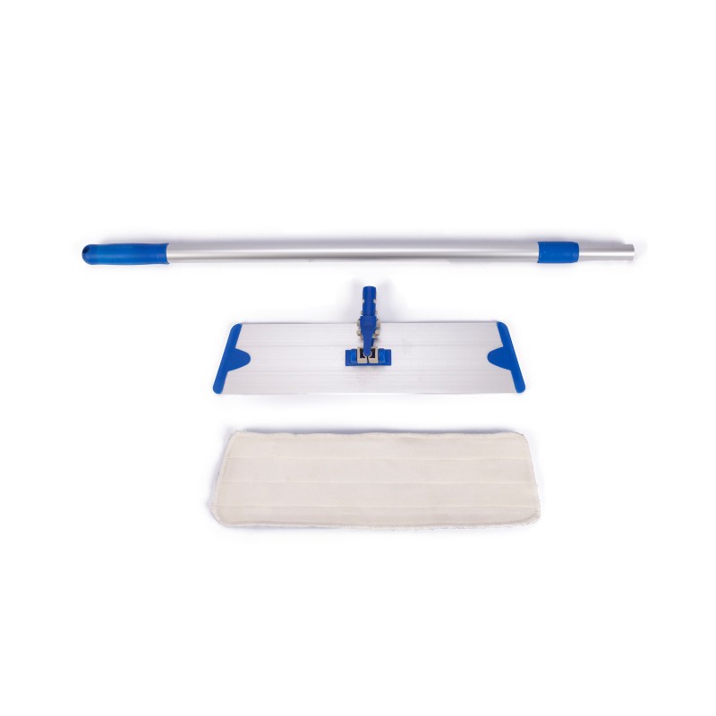 Mop con pad in alluminio in microfibra