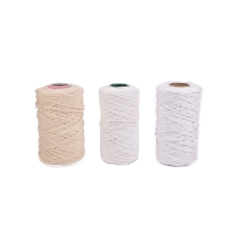 Filato per mop in cotone riciclato a 4 capi